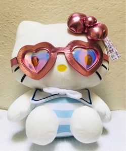 Adorable! Sanrio®️💕⚓️🎀HELLO KITTY💗⚓️💕14in Plush doll