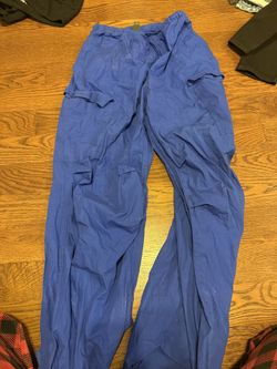 Blue Parachute Pants