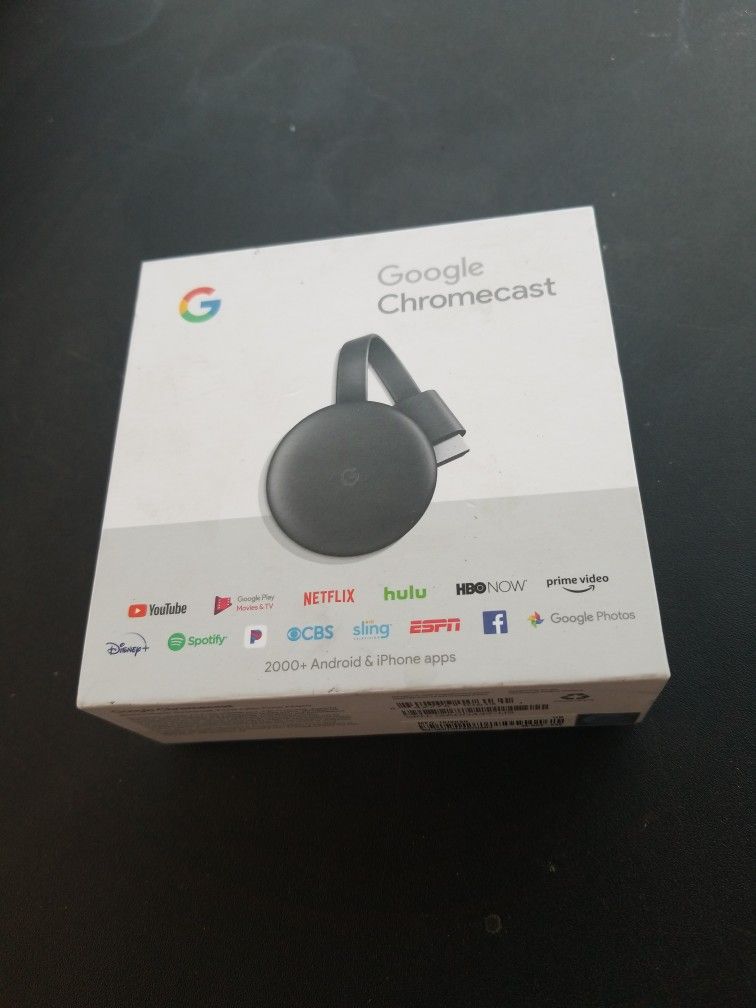 GOOGLE  CHROMECAST NEW IN THE BOX 
