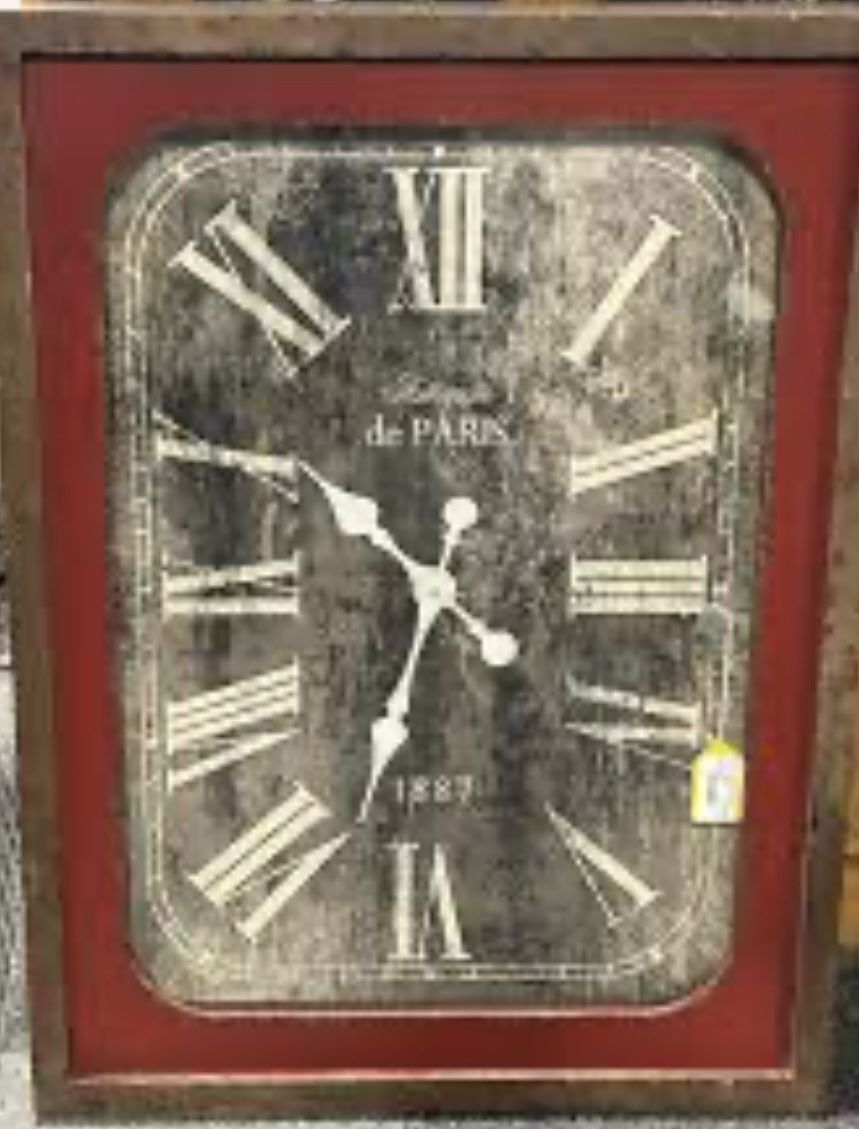 World Market Wall Clock With Antique Finish