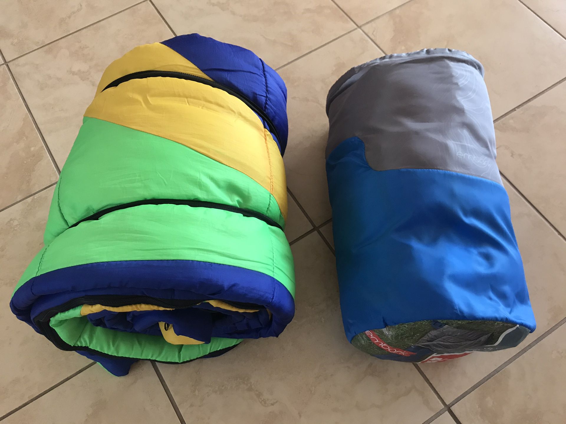 Youth sleeping bags