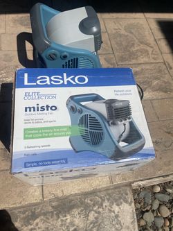 Outdoor misting fan, patio mister