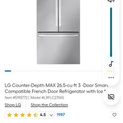 LG Fridge,LG Gas Stove, LG Microwave And Maytag Dishwasher
