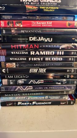 DVD and blu ray