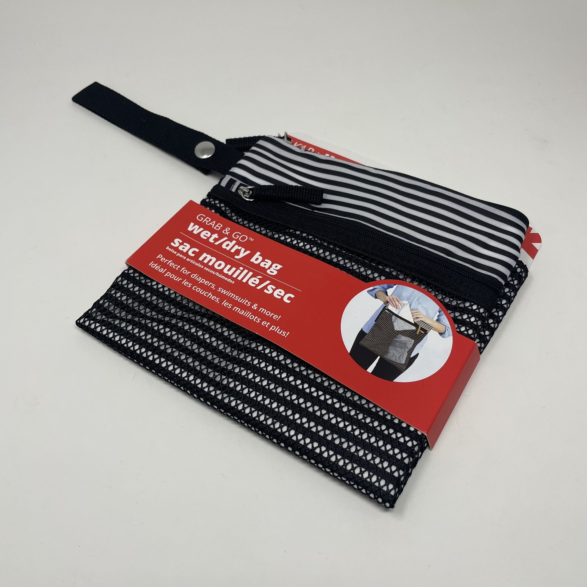 Skip Hop Striped Grab & Go Wet / Dry Bag