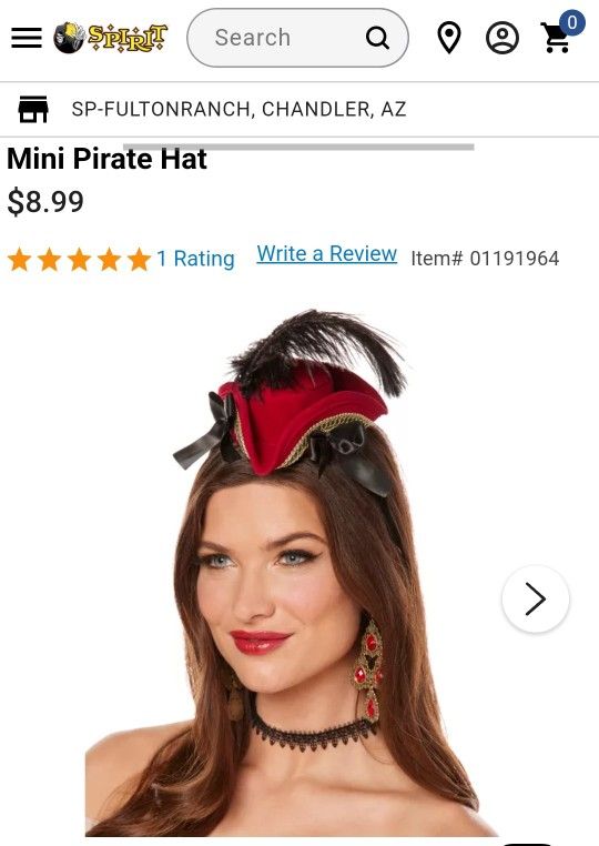 Mini Pirate Hat Headband