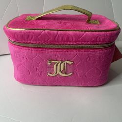 Juicy Couture Hot Pink Makeup/ Cosmetic Bag