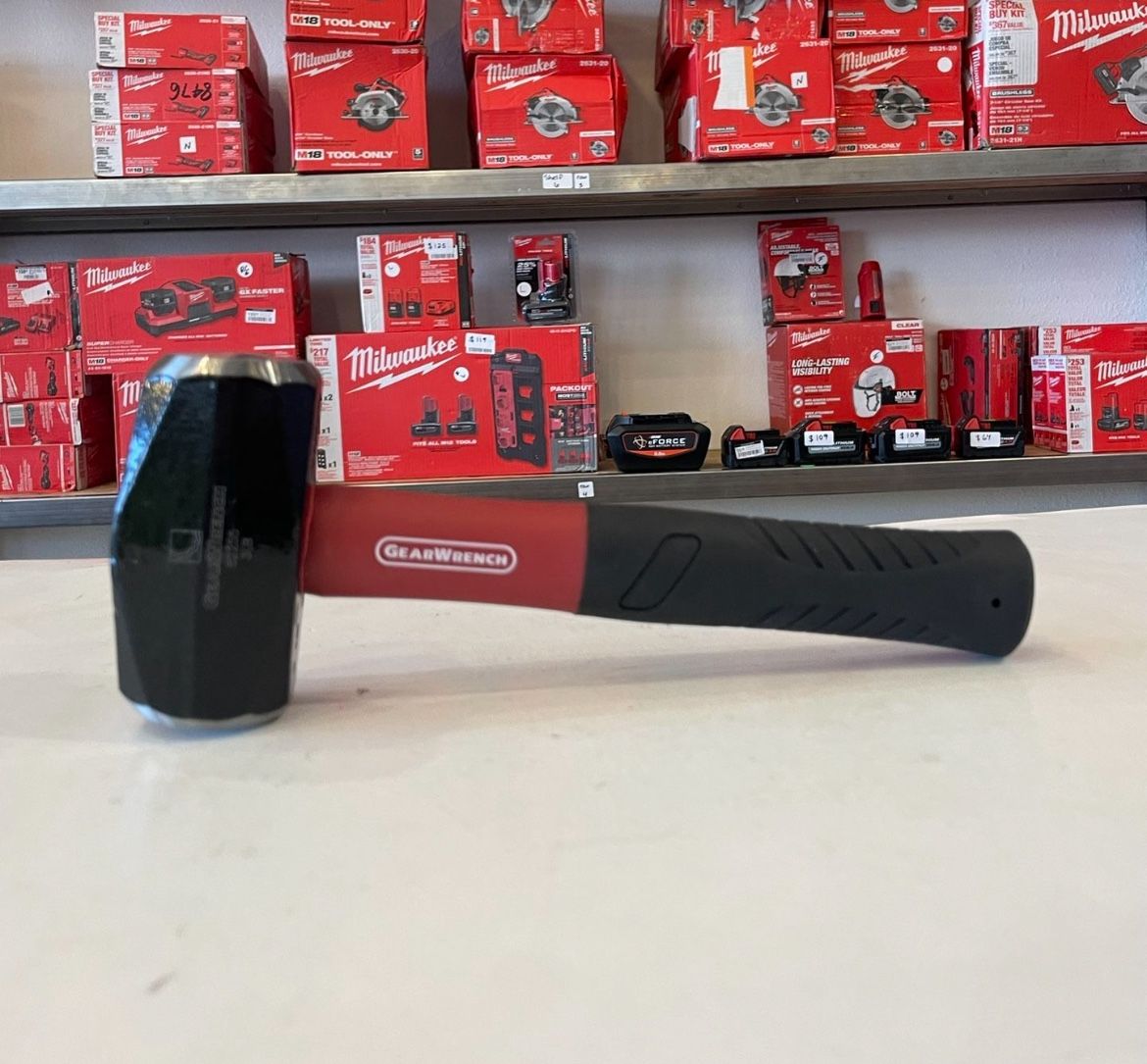 GEARWRENCH Drilling Hammer with Fiberglass Handle, 3 lb. - 82255