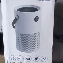 Air Purifier Home Car Rechargeable Negative Ion Portable Desktop HEPA filter 