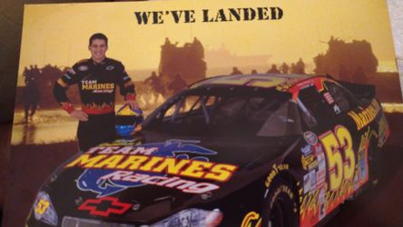 Vintage Jumbo Racing Hero Card Hank Parker Jr