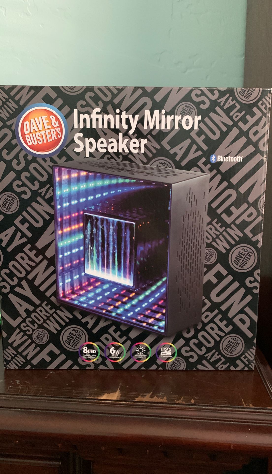 Infinity Mirror Speaker Bluetooth