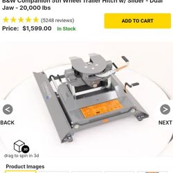 B &  W  Companion 5th wheel hitch