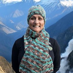 Hand Knitted Scarf & Hat Set