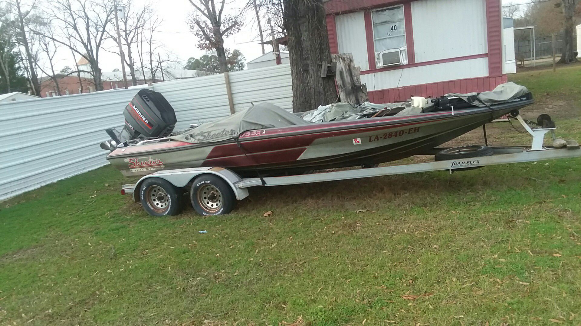 Are you 1993 skeeter on duel trailer