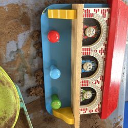 Thomas the train coat holder