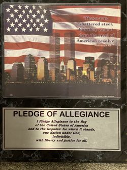 9/11 Commemorative Plaque 12x15