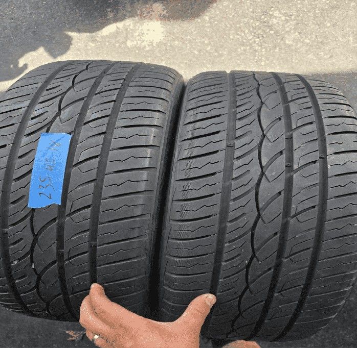 pretty near 235 45 18 PAIR OF 2 MAVIS ALL SEASON TIRES