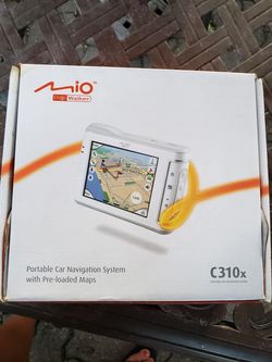 Mio Digi Walker Portable Car Navigation System With Preloaded Maps C310X