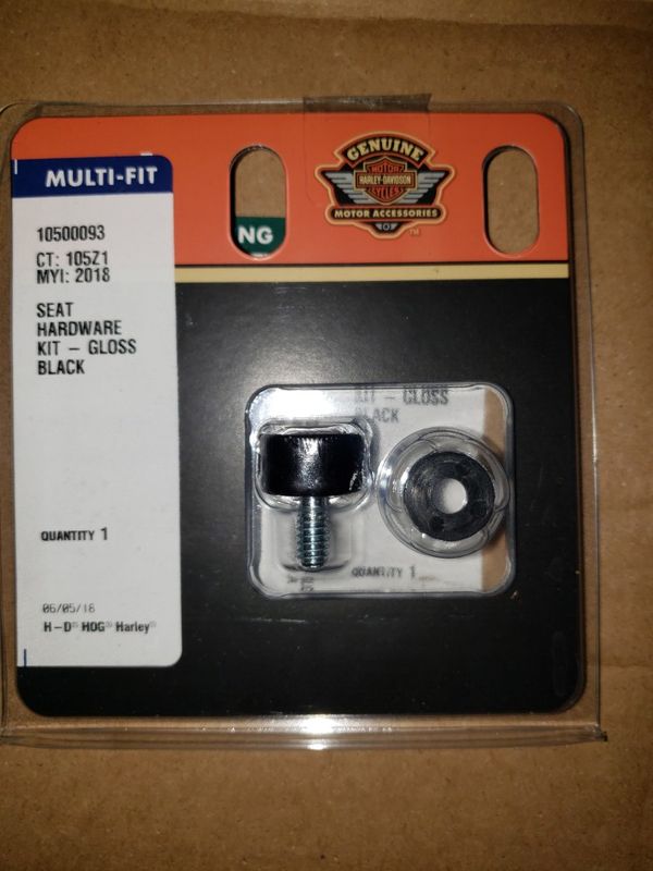Harley Davidson Seat Screw Hardware in Gloss Black for Sale in Pico