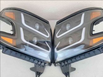 15-20 Chevrolet Suburban Tahoe LED DRL Projector Headlights Luces Calaveras Micas Faros Focos Chevy