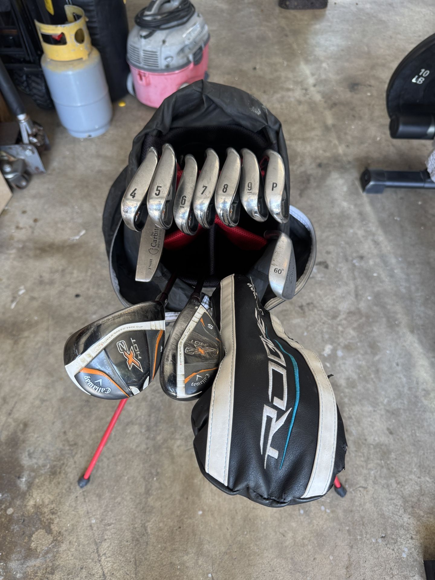 Golf Club set with Callaway Bag