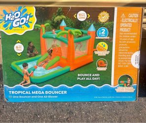 H2O Go! Tropical Mega Bouncer Inflatable Water Park