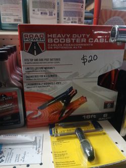 Heavy-duty Booster Cables/Cables Pasacorriente De Potencia Alta