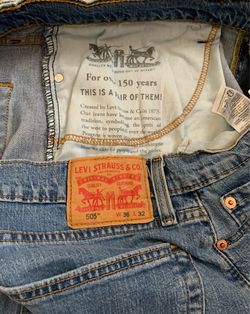 505 Levis Men jeans 36x32