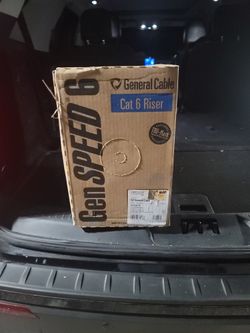 General Genspeed Cat6 CMR Cable 1000' box