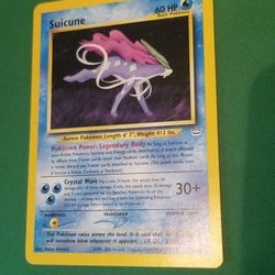 Suicune Neo Revelation Rare Pokemon Card