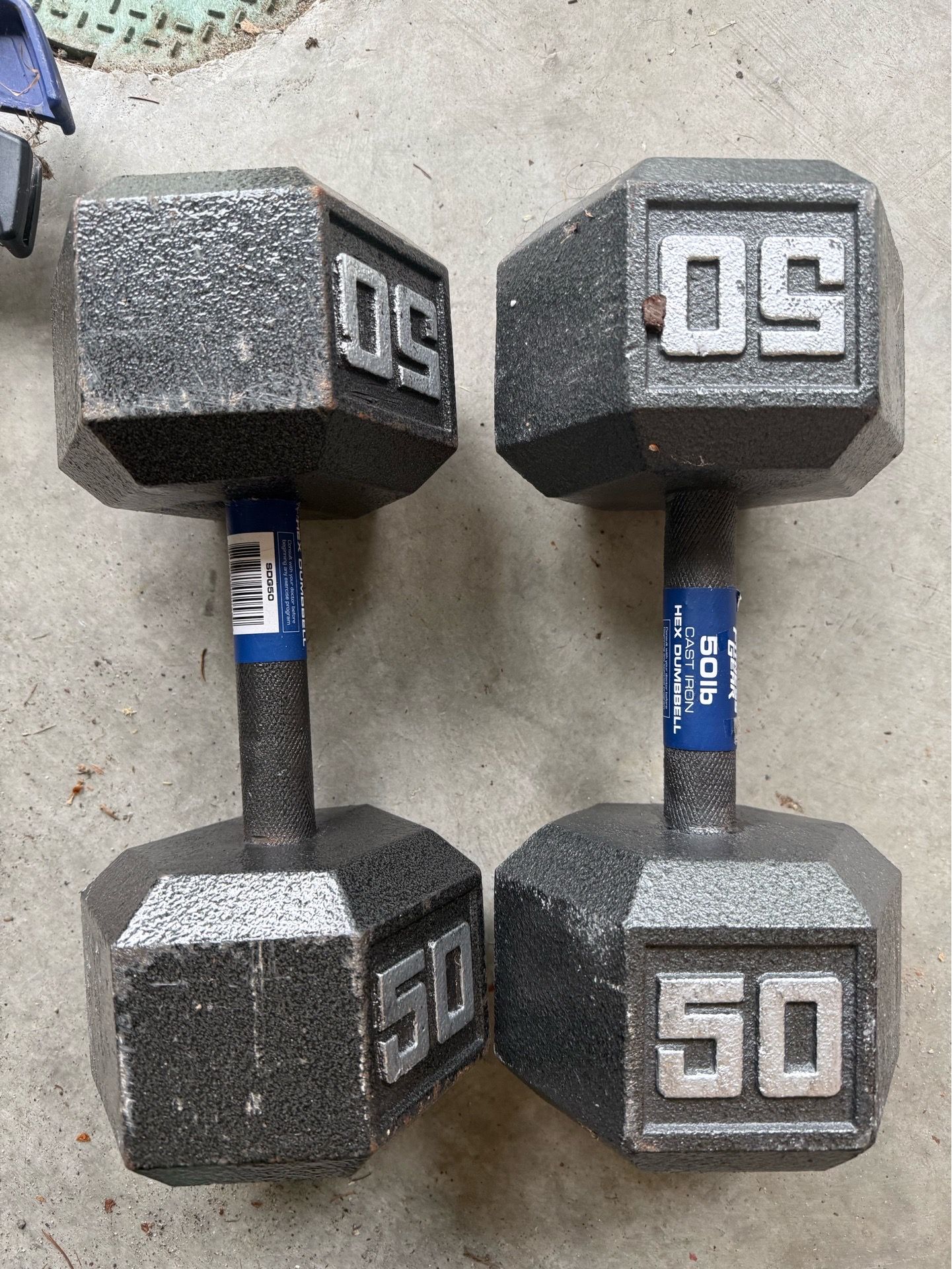 50 lb dumbbells