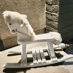Wooden Rocking Horse 
