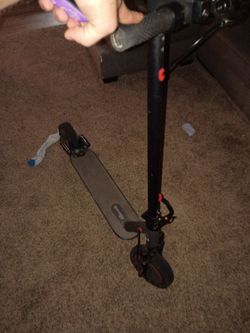 Alloweek Electric Scooter Black Foldable