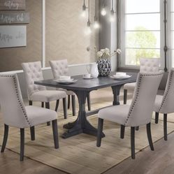 7 Piece Dining Set - Table & 6 Chairs