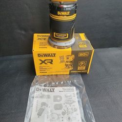 DEWALT 20V MAX XR CORDLESS BRUSHLESS FIXED BASE COMPACT ROUTER ( TOOL ONLY  )