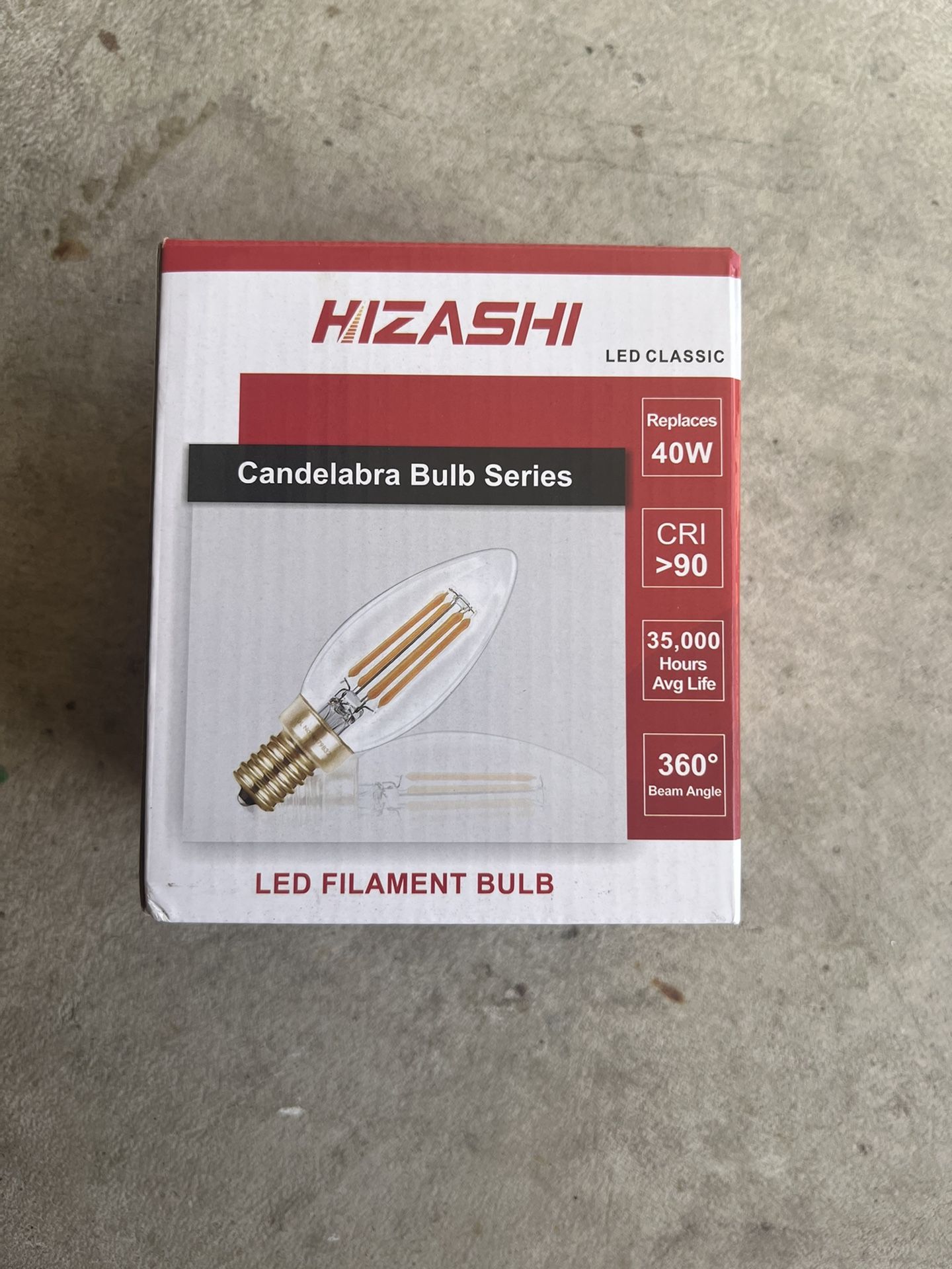 6 candelabra bulbs -daylight white- new. Never used 