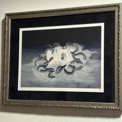 Claudia de Sabe-Custom Framed Medusa 