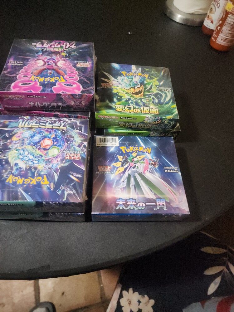 8 Pokemon Japanese Booster Boxes