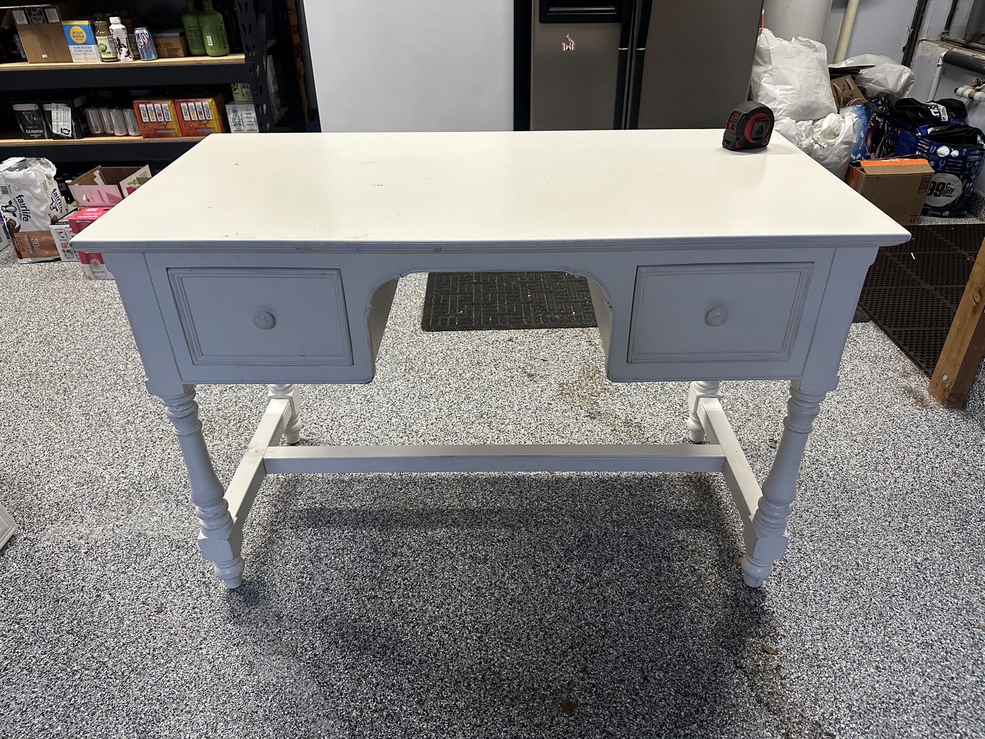 Antique White Desk