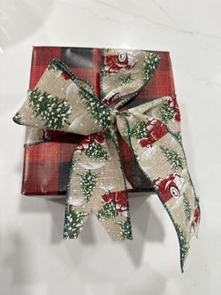 Christmas Gift Set – Squirrel Mug and Acorn Plate with Festive Gift Wrap & Bow