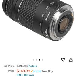 Canon EF 75-300mm F4-5.6 III Telephoto Zoom Lens