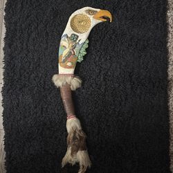 Blackfeet Eagle War Club Dancing Stick