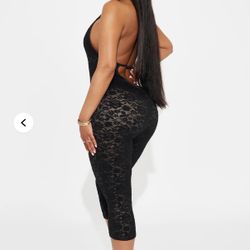 Brand New Backless Lace Jumpsuit