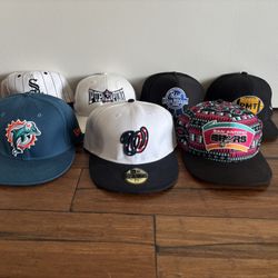Collection Of Throwback And Rare Hats