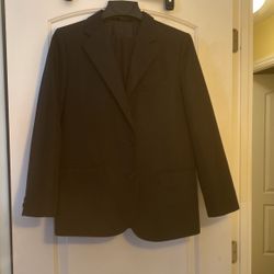 Black 2 Piece Suit —-City Streets By J C Penney