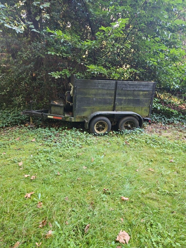 8 Ft Dble Axle Trailer for Sale in Seattle, WA OfferUp