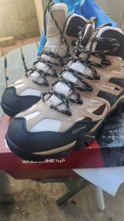 Women Wolverine mid hiker wp light taupe size 9