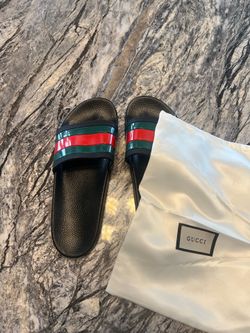 GUCCI Black Designer Slides
