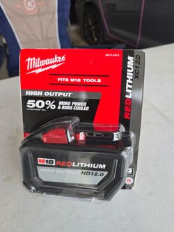 🔥 $180 FIRM PRICE 🔥 Milwaukee M18 18V Lithium-Ion REDLITHIUM FORGE HD 12.0 Ah Battery Pack