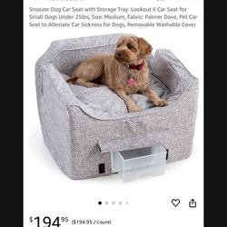 Snoozer Dog Car Seat